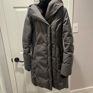 Soia & Kyo Gray Hooded Jacket